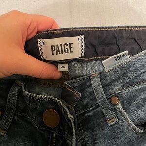 Paige Skyline Ankle Peg jeans